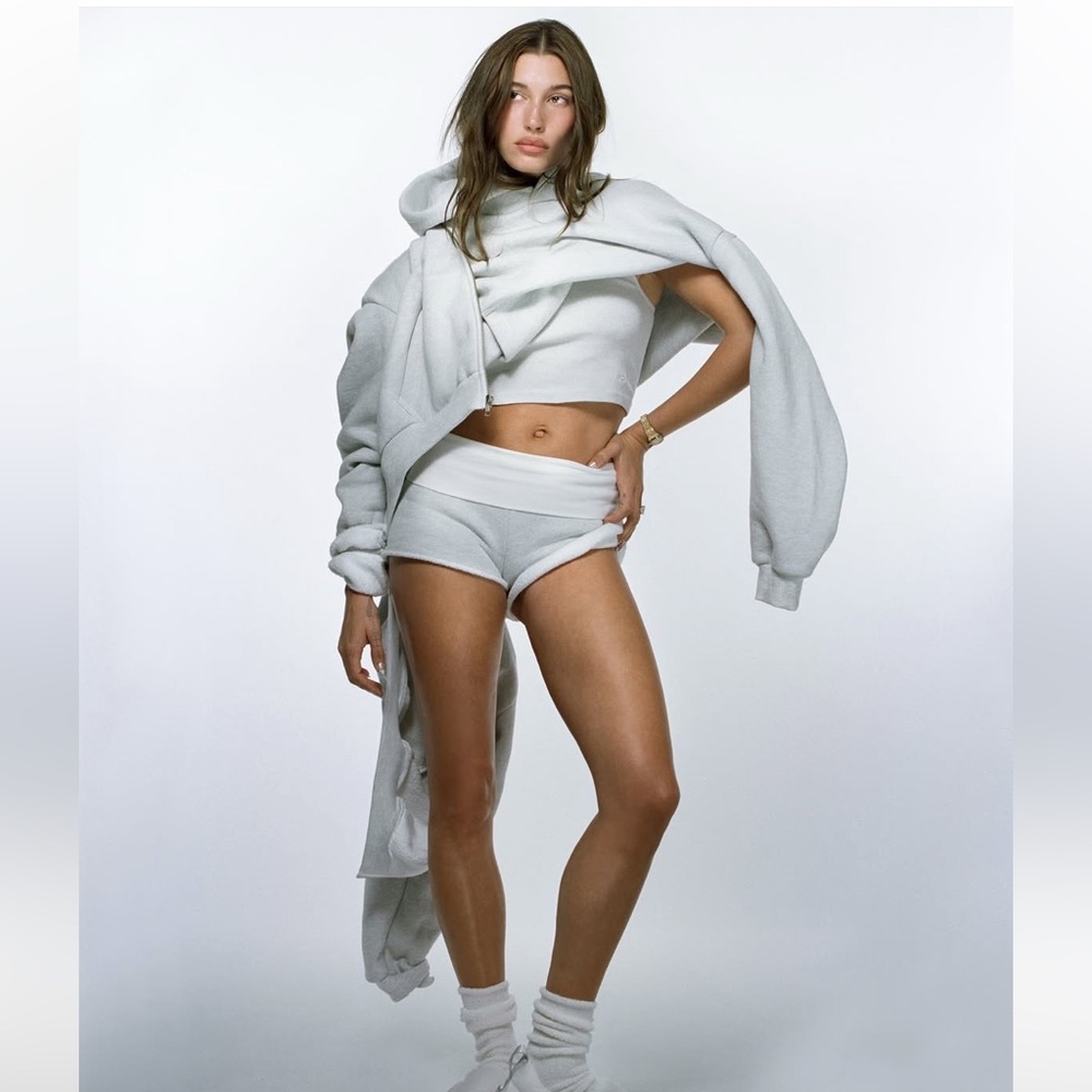 High-Rise White Bike Shorts — Sleek Everyday Staple